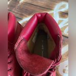 Timberland  Cherry Red Leather Boots Photo 9
