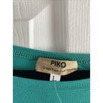 Piko  Womens Large Green Earth Bamboo Blend Stretch Long Sleeve Pink Top NEW Lago Photo 1