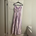 Lavender Satin Dress Purple Size 4 Photo 1