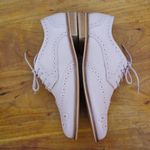 ASOS Ladies' Pink Leather Wingtip Brogue Lace Up Shoes 4UK Photo 3