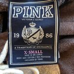 PINK - Victoria's Secret PINK Victoria Secret Brown Zip Knit Hoodie Photo 8