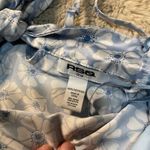 RSQ  Dress Size Large Silky Floral Tie Back Light Blue Womens‎ Photo 3