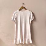 ASOS  Light Pink Ruffled Hem Shirt Dress Size 6 NWT Photo 1