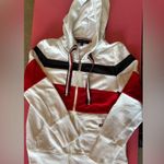 Tommy Hilfiger Red, White and Blue zip up hoodie. Photo 2