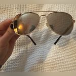 Michael Kors  Rose Gold Aviator Sunglasses In Case Photo 13