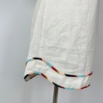 Farm Rio NWOT  White Stripe Short Puff Sleeve Linen Mini Dress Size XS Photo 6