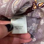 Sonoma Goods for Life Purple Paisley Pattern Sleeveless V Neck Tunic Blouse M Photo 5
