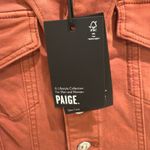 Paige Denim Button Front Cap Sleeve Mini Dress Rust Red Size 2 NWT Photo 7