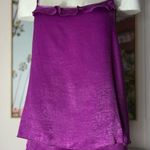 Secret Possessions Purple Satin Ruffle Top Shorts Lingerie PJ Set Size XL 14/16 Photo 0