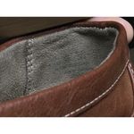 Natural Soul Loafers Women's Brown Faux Leather Gold Chain Wedge Comfort Shoes Photo 5