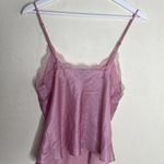 Victoria's Secret Pink Glitter Sparkle Tank Top Lace Pajama Size Small Photo 8