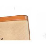 CELINE  Mini Cabas Canvas and Leather Crossbody and Handbag (0743) Photo 6