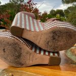 Pour La Victoire Italian Made Leather Soled Platform Wedges Size 6 Photo 10