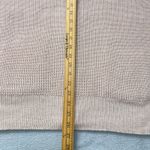 J.Crew Linen Cotton Cardigan Large Lite Pink Open Knit Button Front Pockets Photo 5