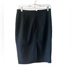 Michael Kors ‎ Black Wool Blend Pencil Skirt Classic Office Workwear Photo 1