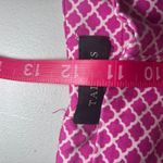 Talbots  Pink Print Heritage Ankle Pants Side Zip 12 Resortwear‎ Cotton Spandex Photo 8