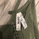 Mudd NWT Womens Small Tank Top Olive Green Dress Midi Knee Length Photo 3