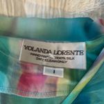 Vintage 90s Yolanda Lorente Hand Painted Dress 100% Silk Size undefined Photo 4