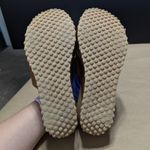 Anna Fidanza Italian Leather Cork Wedge Sandals Tan Brown Platform Mules Womens Size 7 Photo 2