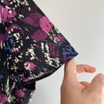 Sag Harbor Whimsygoth Dark Romantic Mesh Faux Wrap Short Sleeve Blouse Sz L Photo 5