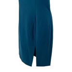 French Connection Echo Crepe One Shoulder Cocktail Party Dress Teal Size 4 NWOT Photo 5