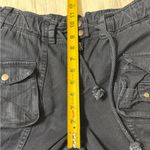 Free People  Tahiti Cargo Navy Military Cotton Drawstring Utility Pants Medium Photo 6