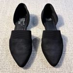 Eileen Fisher  Flute D’Orsay Black Suede Slip-On Flats – Size 6 Photo 1