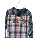 The Ranch Wear Women's Top Vintager Rebel Plaid Pearl Snap Button Photo 7