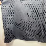 Under Armour  Womens Heat Gear Fitted 1/2 Zip Pull Over Allover Print Gray Medium Photo 6