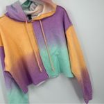 Wild Fable Cropped Color Block Hoodie Size XL Boho NWT Photo 2