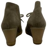 J.Crew Boots Women's Size 10 Chukka Wedge Tan Suede Leather Photo 4