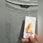 PRETTYGARDEN Elegant Gray Waffle Knit Sweater Photo 6