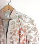 Coldwater Creek  Linen Blazer Oatmeal Beige Orange Brown Jacket Petite Size 10 Photo 7