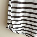 Green Envelope Grey and White Striped Short Sleeve T Photo 4