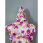 Betsey Johnson  Floral Hooded Swim Cover Up Pink‎ Rose Blossom size M BIN R Photo 4