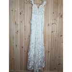 Lulus NWT  Precious Romance White Embroidered Off-the-Shoulder Maxi Dress Bride 6 Photo 5