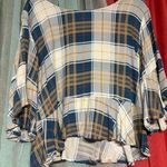 Eyeshadow  plaid blouse size small Photo 0