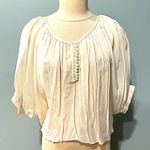 William Rast  White Button Blouse Size XS Photo 1