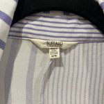 Buffalo David Bitton Wrap Purple Striped Blouse Photo 2