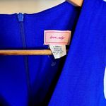 Love...Ady NWT Womens Cobalt Ponte V-Neck Bodycon Dress Size XS 0/2 Photo 3
