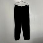 Mango NWT Black Wide Leg Mid Rise Classic Office Minimalist Pleated Pants 6 Photo 3