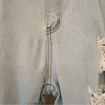 Purple Candy Unique Denim High Rise Extreme Distressed Flares Light Wash, Sz XL Blue Photo 14