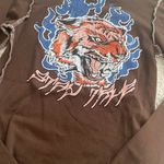 Urban Outfitters Flaming Tiger Long Sleeve Tee NWT Size M Photo 5