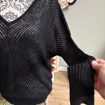 Jennifer Lopez Size XS Black V Neck Sweater Photo 4