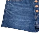 Lucky Brand  Womens Cut Off Denim Jean Shorts‎ Size 00/24 Button Fly Stretch Photo 2