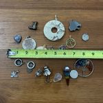 Pendants Mixed Lot Of 20 Costume Jewelry Crafts Chakras Animals Quartz Silver Photo 2