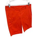 Ann Taylor The Boardwalk Shorts Low Rise Red Cotton Spandex Womens Size 6 Photo 1