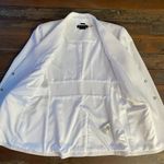 Alice + Olivia  Classics Jerri Collarless White Blazer Minimal Office- Sz 10 🧡🎀 Photo 12