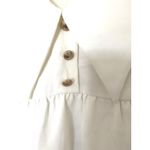 Amanda Uprichard  Ivory Evangeline Blouse Balloon Sleeve Revolve Chic Top Sz XS Photo 8