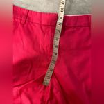 J.Crew Size 4 Pink Cotton Mid Rise Zip Up Flat Front Chino Shorts Photo 8